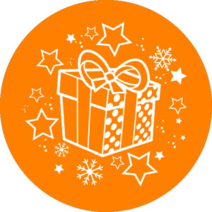 Gift Box With Stars