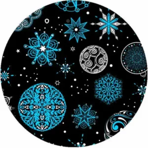 Dynamic 2 Color Snowflakes